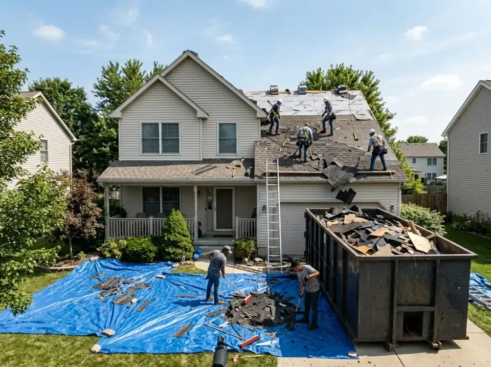 roof-replacement-debris-remova-004 — frequently asked questions, Cheapest Dumpster Rentals in Hinsdale, IL